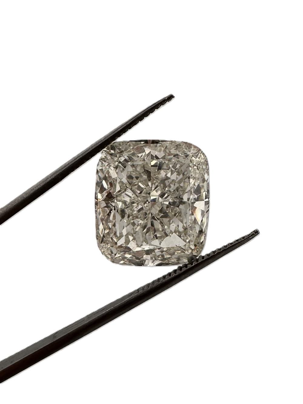 Loose IGI Graded 10.02ct Cushion Cut Lab-Grown Diamond, H Color VS2 Clarity