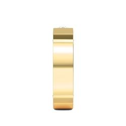 0.66ctw Round Brilliant Lab-Grown Diamond Gent's Band in 14k Yellow Gold