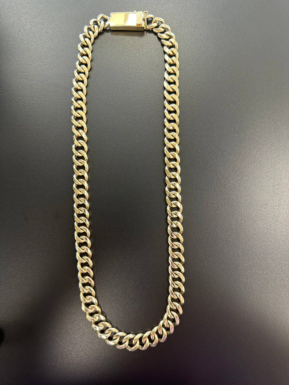 11mm Cuban Necklace in 14k Yellow Gold