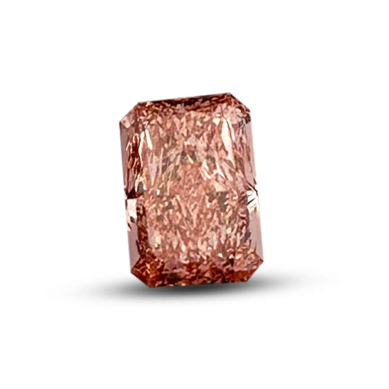 Loose 3.51 Carats Radiant Cut Fancy Vivid Pink Lab-Grown Diamond, IGI Graded
