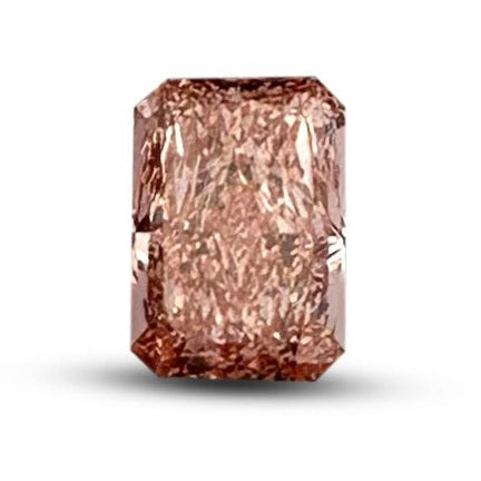 Loose 3.51 Carats Radiant Cut Fancy Vivid Pink Lab-Grown Diamond, IGI Graded