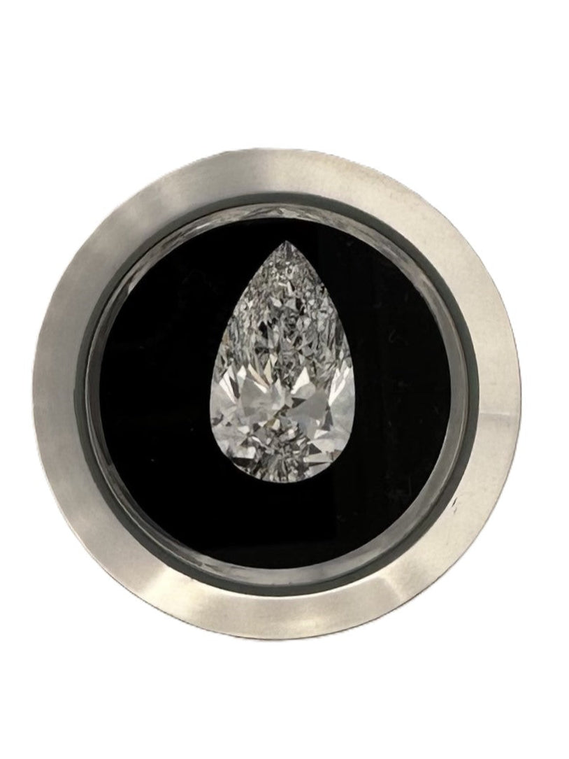 Loose IGI Graded 5.04ct Pear Lab-Grown Diamond, E Color, VS1 Clarity