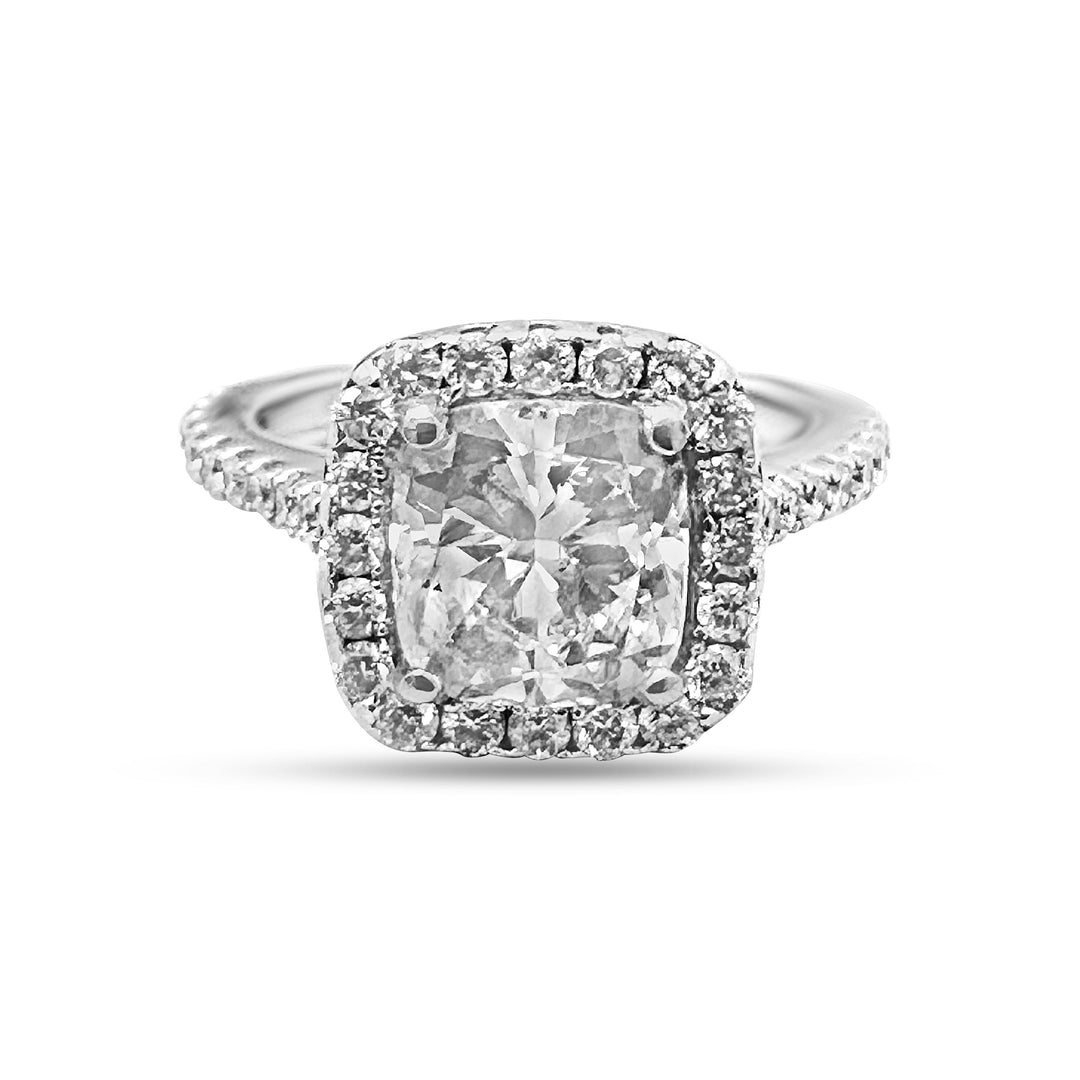 2.10ctw Cushion Cut Diamond Engagement Ring - Elite Fine Jewelers