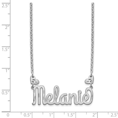 Custom name with hearts necklace