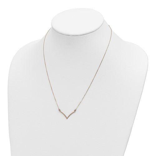 V Necklace 14K Yellow Gold - Elite Fine Jewelers