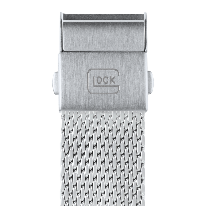 GLOCK GW-14-4-24 44mm Automatic Stainless Steel Watch with Mesh Bracelet
