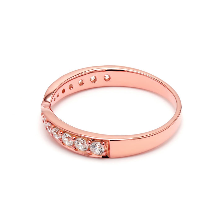 0.35ctw Round Brilliant Lab-Grown Diamond Tapered Band in 14k Gold
