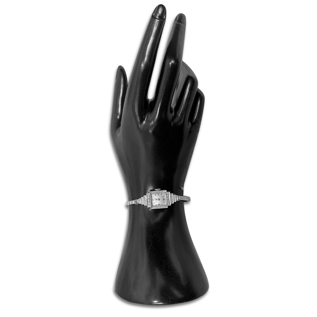 Vintage Blancpain Lady's Diamond Watch in 14k White Gold