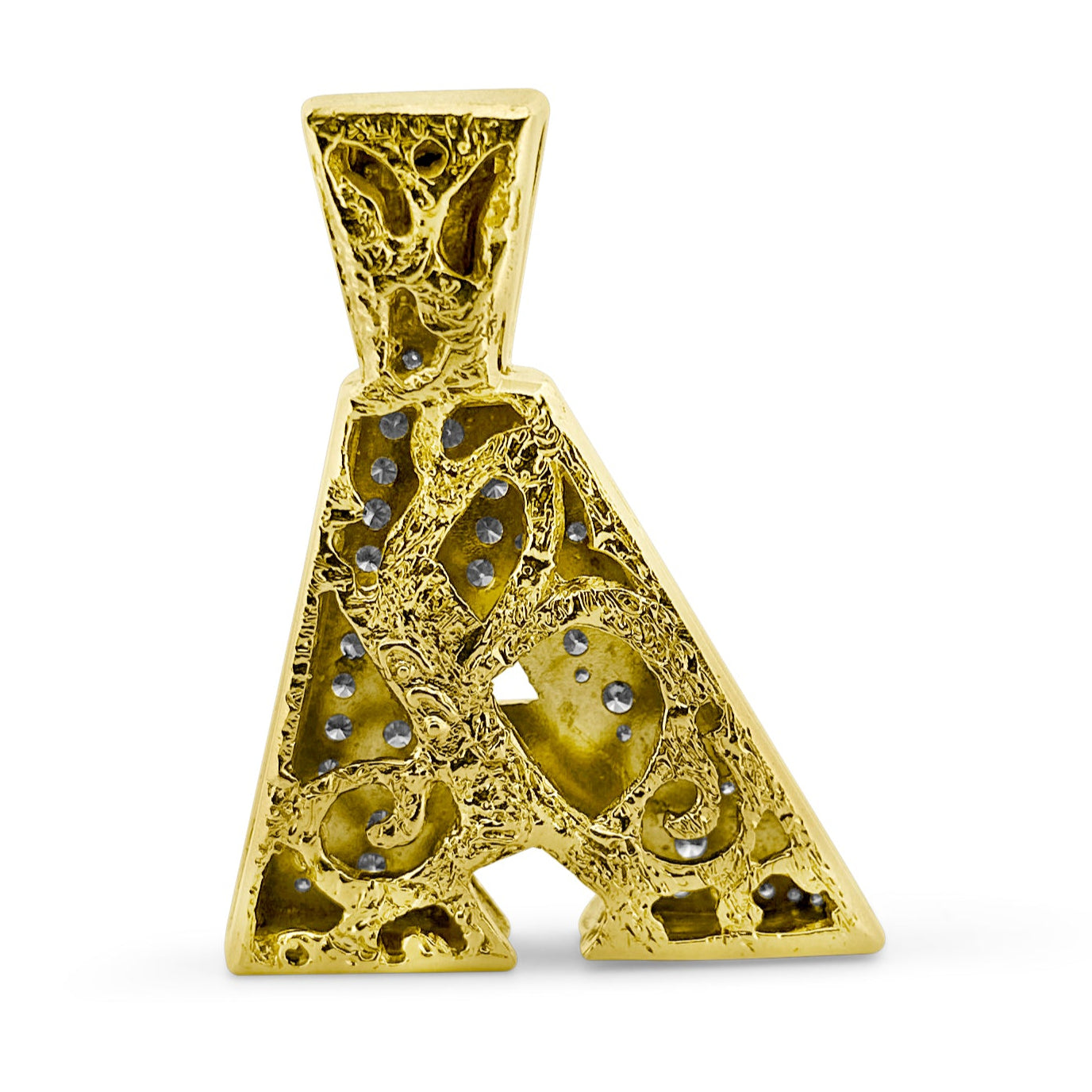 10ctw Custom Arizona Diamondbacks Black & White Diamond 14k Gold