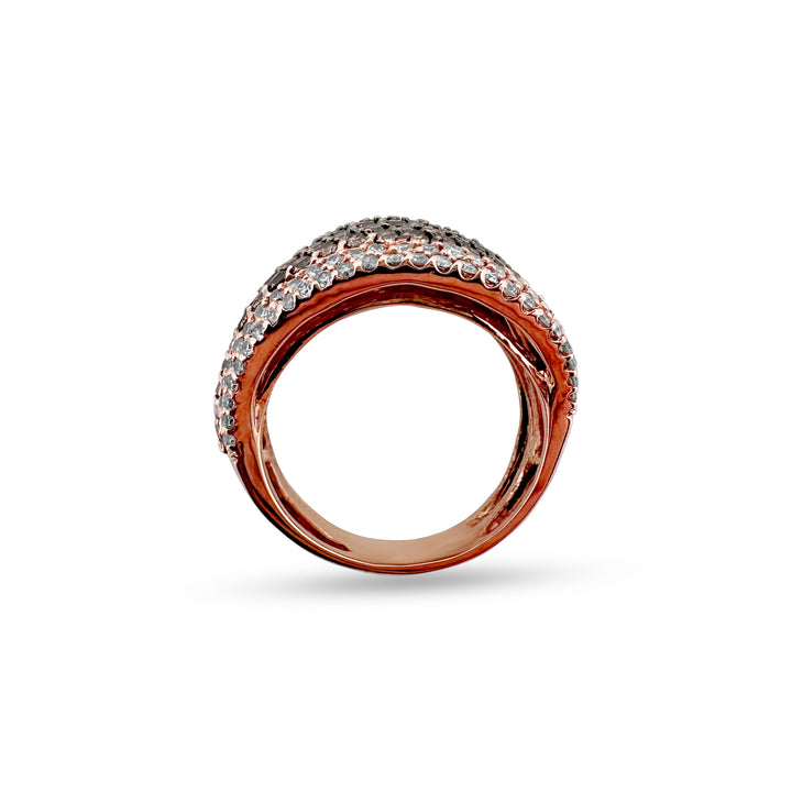 Espresso Diamond Ring in 14k Rose Gold by Effy