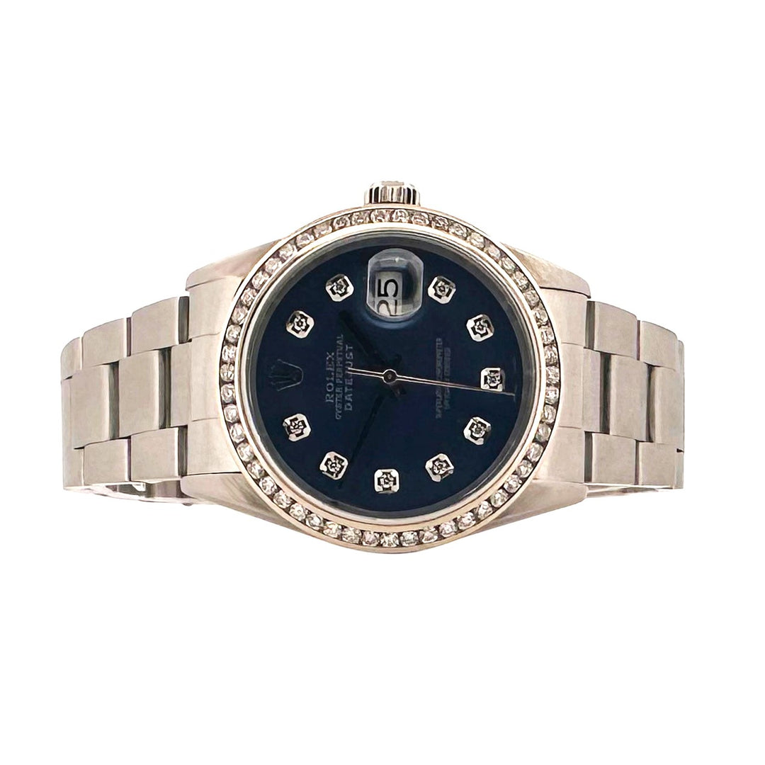 2000 Rolex Datejust Turnograph 36mm Stainless Steel Oyster Bracelet Watch