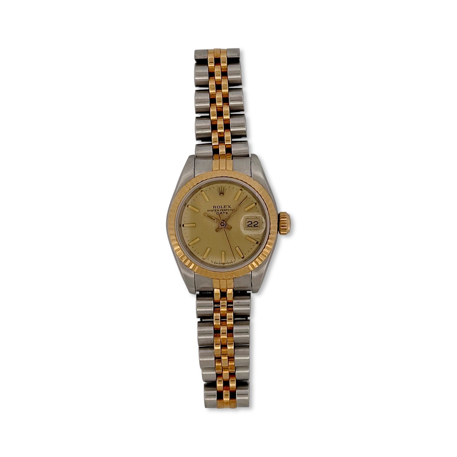 Rolex Two tone 26mm Date 1986 Watch Elite Fine Jewelers