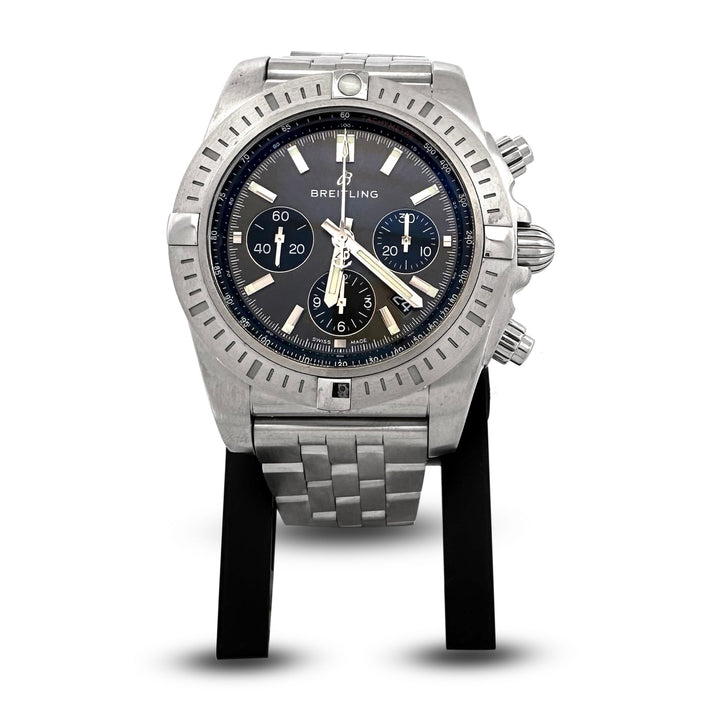 2018 Breitling Chronomat B01 44mm Stainless Steel Watch with Box & Papers