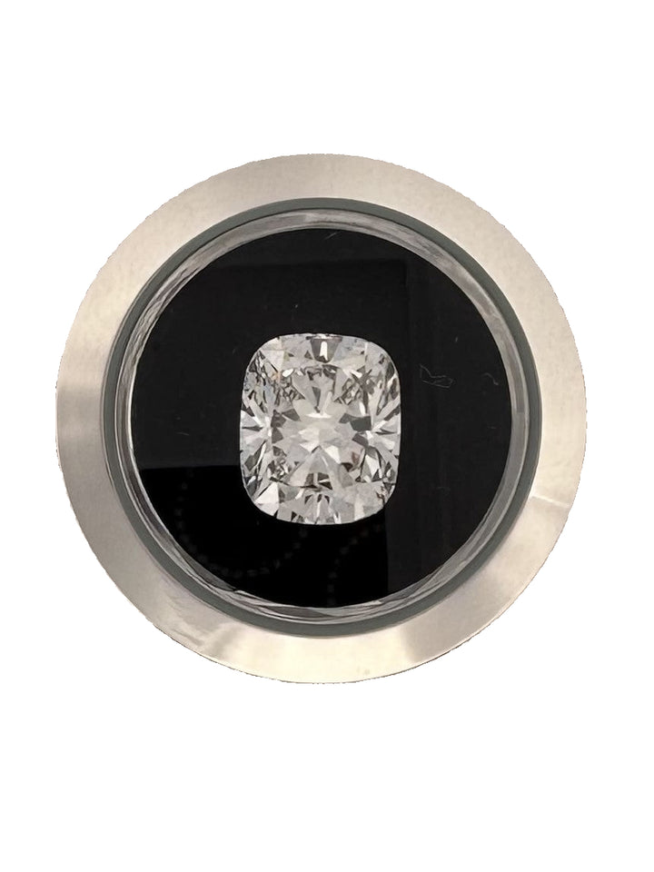 Loose IGI Graded 5.34ct Cushion Cut Lab-Grown Diamond, F Color VS2 Clarity