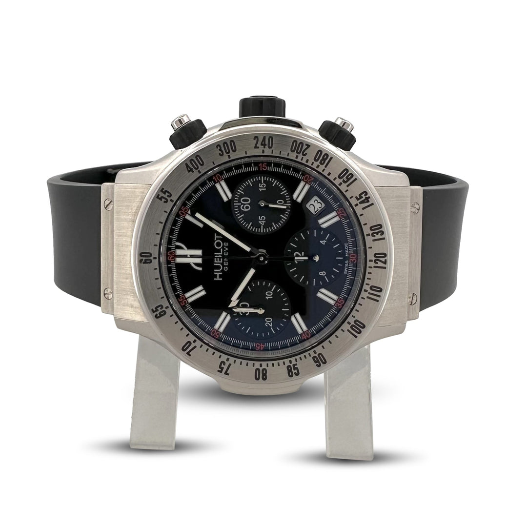 Hublot Super B 42mm Stainless Steel with Rubber Strap Watch with Box