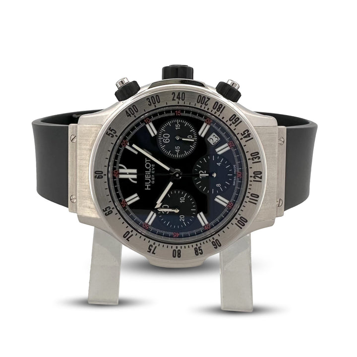 Hublot Super B 42mm Stainless Steel with Rubber Strap Watch with Box