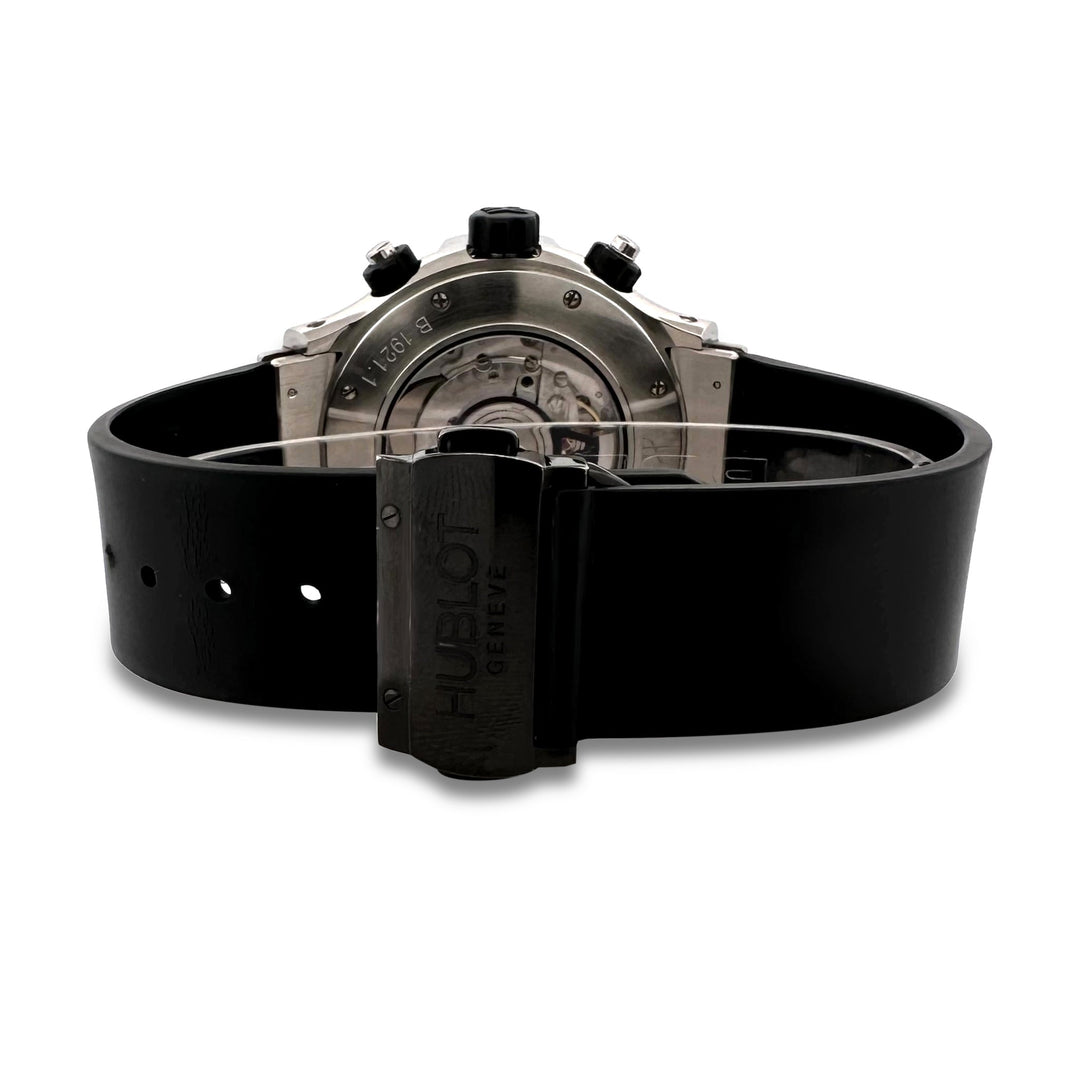 Hublot Super B 42mm Stainless Steel with Rubber Strap Watch with Box