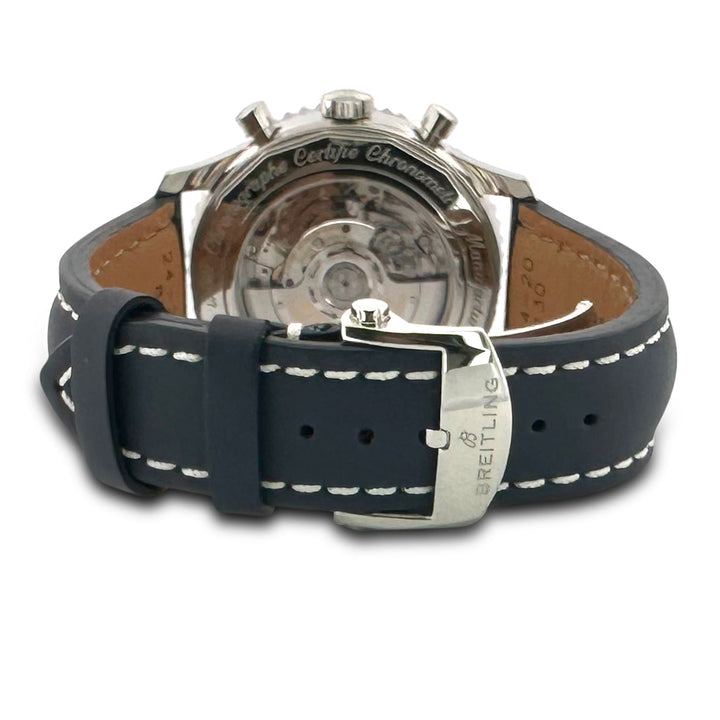 2019 Breitling Navitimer 1 B01 46mm Stainless Steel Leather Strap Watch with Box & Papers