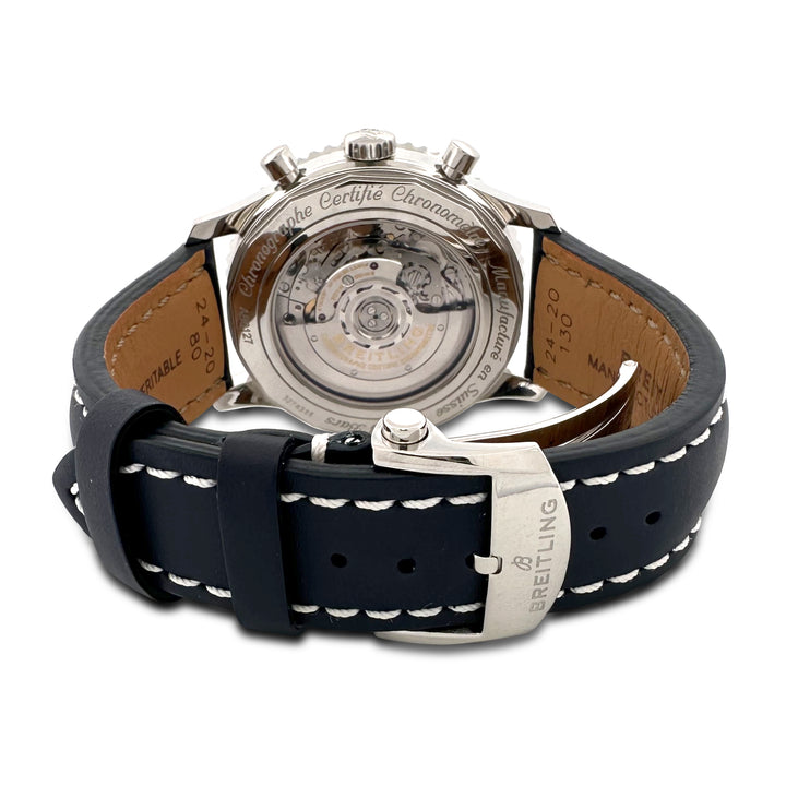 2019 Breitling Navitimer 1 B01 46mm Stainless Steel Leather Strap Watch with Box & Papers