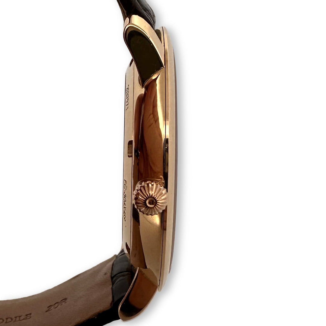 Frederique Constant Slimline 40mm 18k Rose Gold Automatic Strap Watch