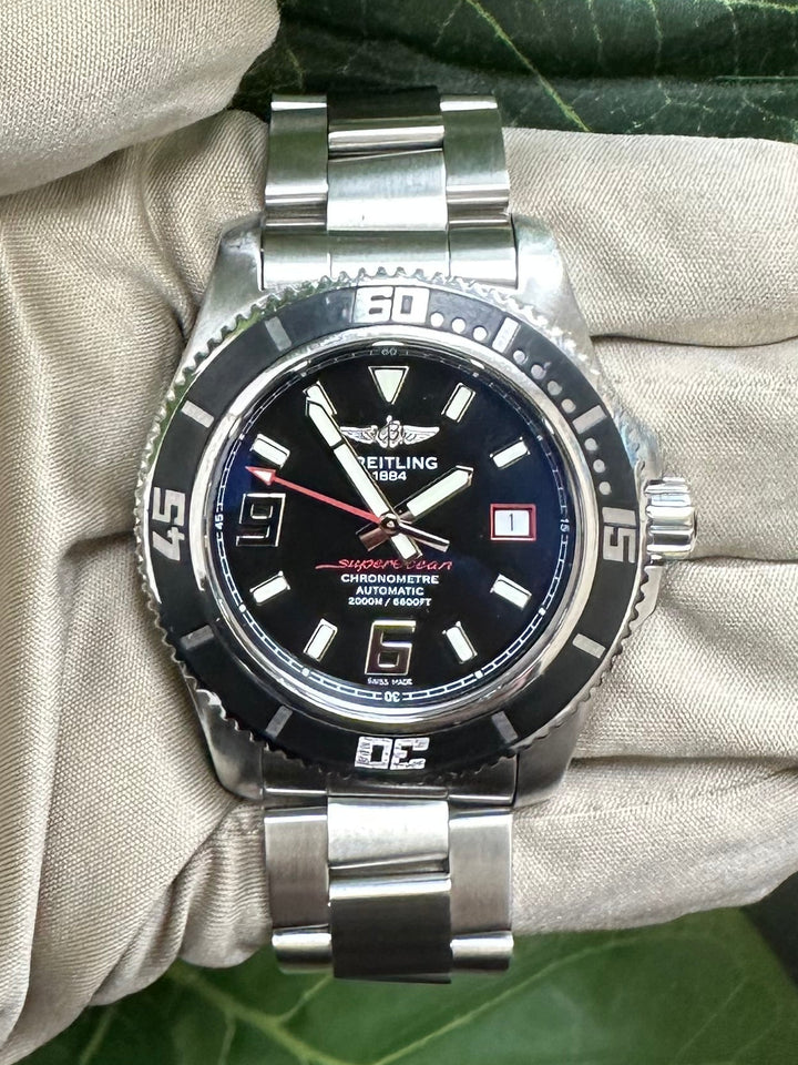 2013 Breitling SuperOcean Chronometer 43mm Stainless Steel Watch