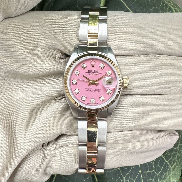 1984 Lady's Rolex Datejust 26mm Stainless Steel & 18k Yellow Gold Oyster Bracelet Watch