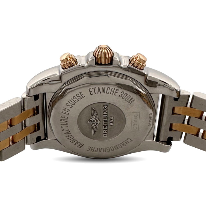 2012 Breitling Chronomat 41mm Automatic Two-Tone Stainless Steel & Yellow Gold Bracelet Watch with Box
