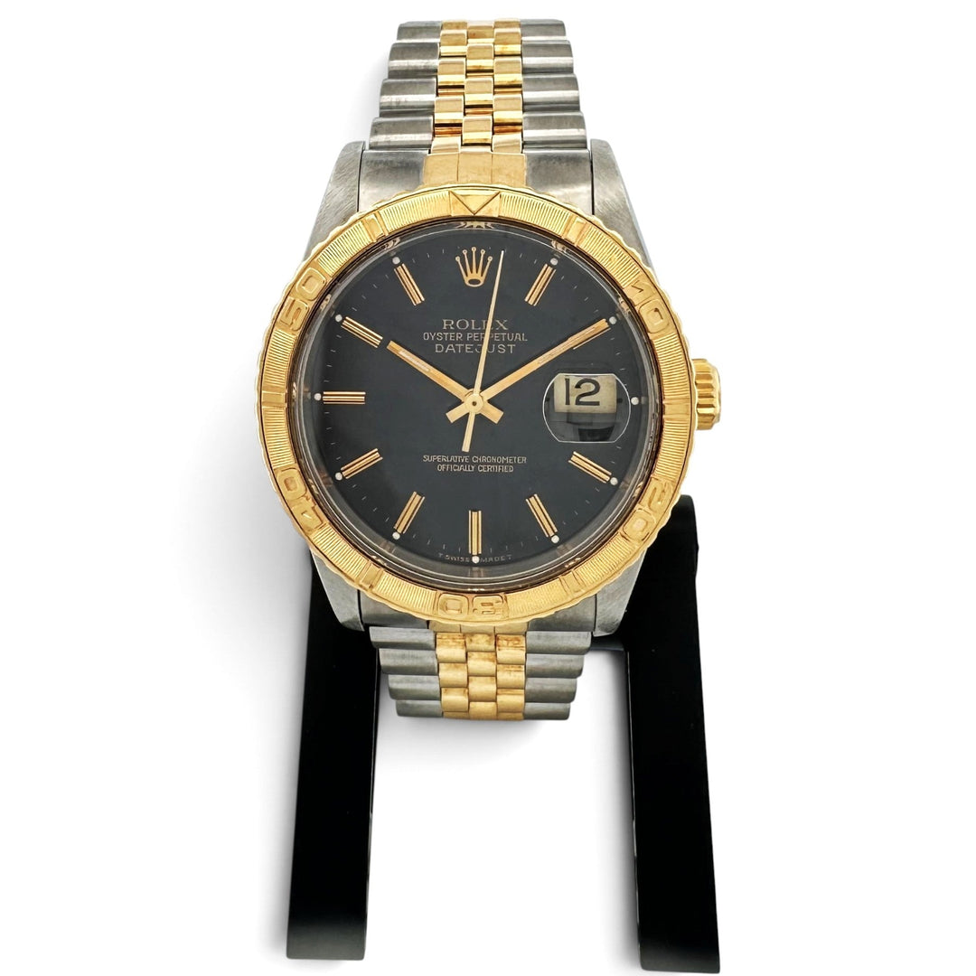 1990 Rolex Datejust Turn-O-Graph 36mm Two-Tone Stainless Steel & 18k Yellow Gold Jubilee Bracelet Watch