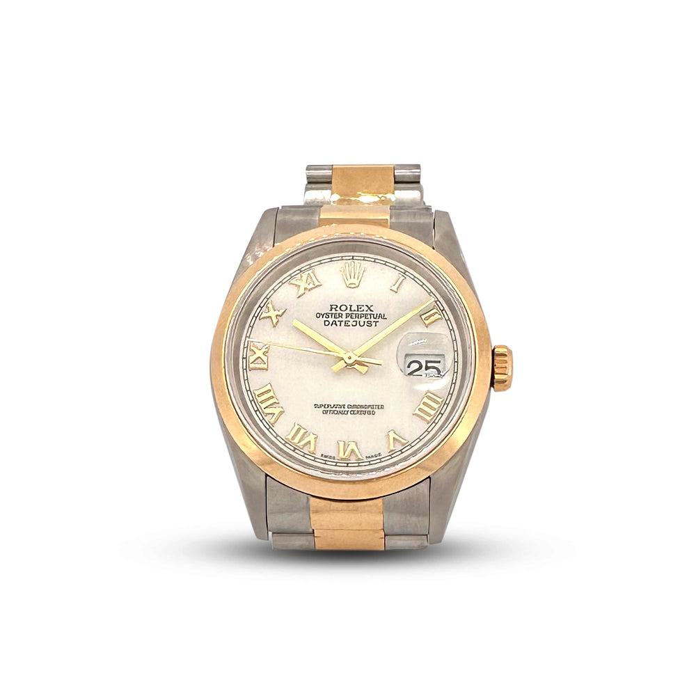 Rolex Two-tone 36mm Datejust 1995 Stainless Steel and Gold Watch