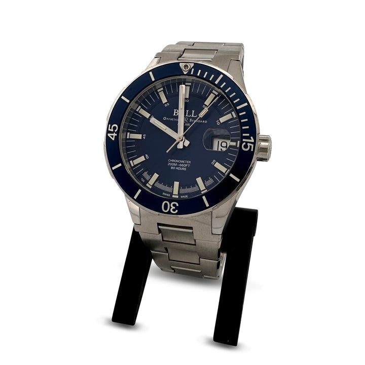 Ball Roadmaster Challenger 18 40mm Stainless Steel Watch with Box & Papers