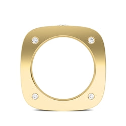 0.66ctw Round Brilliant Lab-Grown Diamond Gent's Band in 14k Yellow Gold