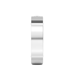 0.66ctw Round Brilliant Lab-Grown Diamond Gent's Band in 14k White Gold