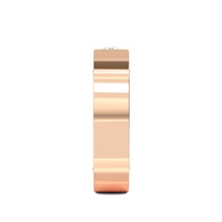 0.66ctw Round Brilliant Lab-Grown Diamond Gent's Band in 14k Rose Gold