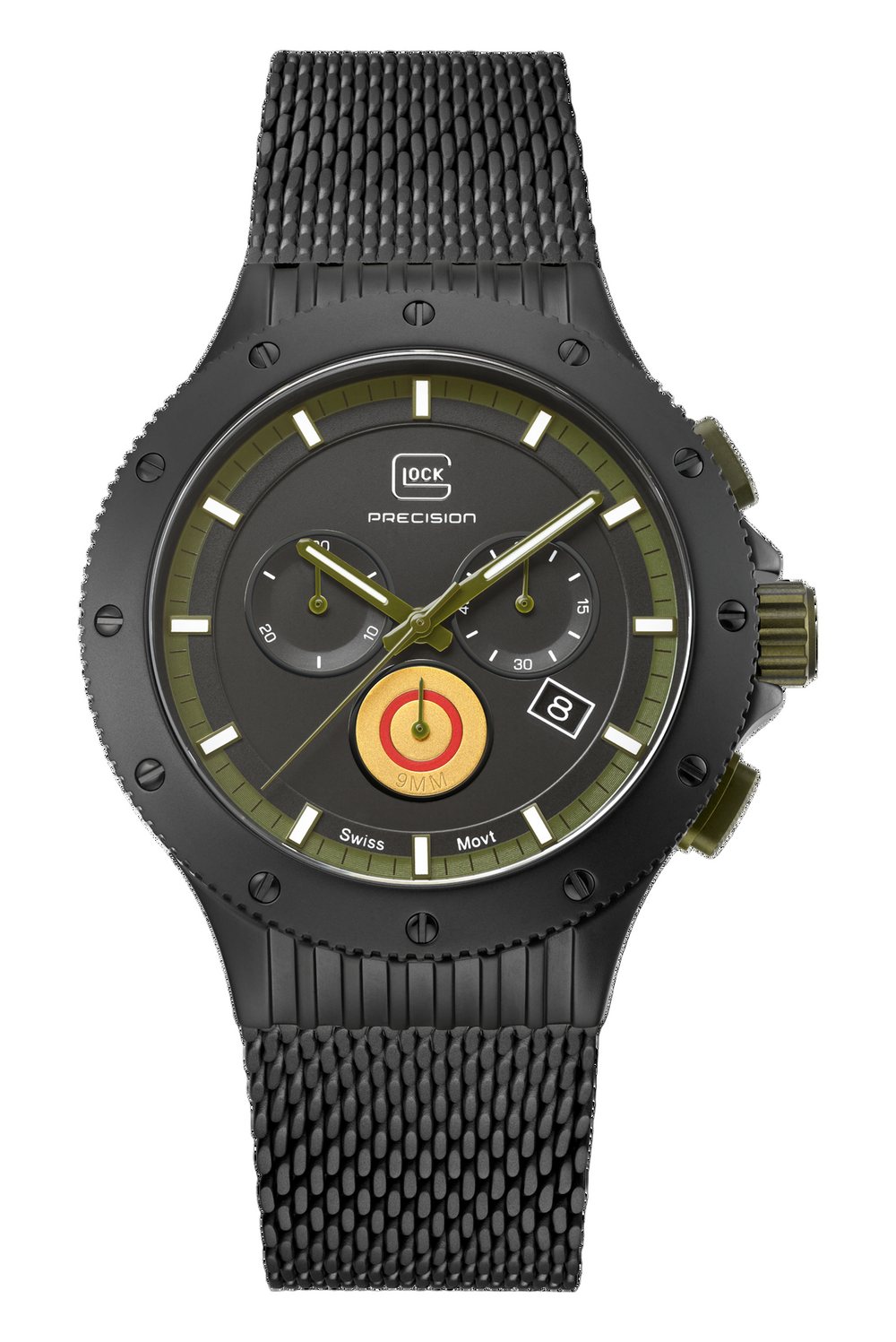 GLOCK GW-27-1-24 44mm Titanium Quartz Chronograph Watch - Limited Edition