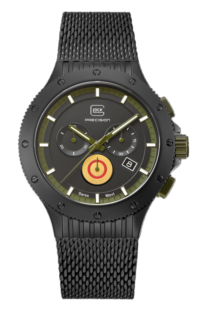 GLOCK GW-27-1-24 44mm Titanium Quartz Chronograph Watch - Limited Edition