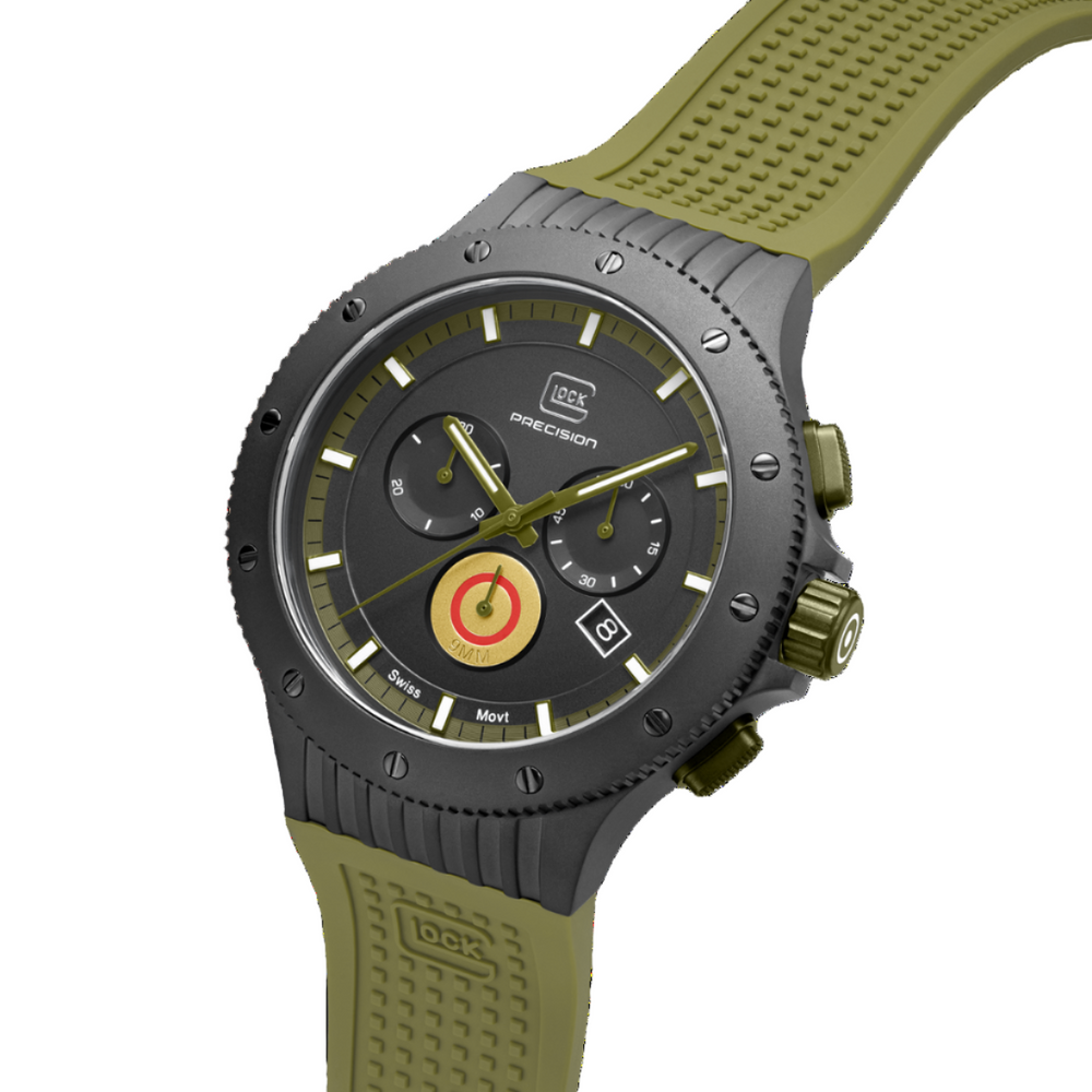 GLOCK GW-27-1-24 44mm Titanium Quartz Chronograph Watch - Limited Edition