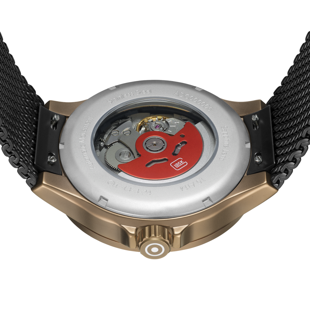 GLOCK GW-13-3-24 44mm Stainless Steel Automatic Watch