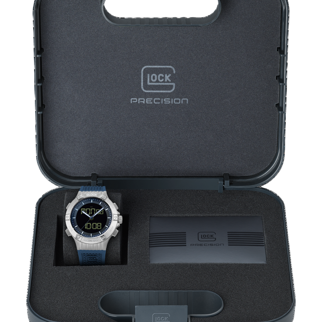 GLOCK GW-24-2-24 44mm Stainless Steel Digital & Analog Chronograph Watch