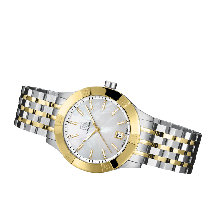 GLOCK GW-31-1-18 36mm Two-Tone Stainless Steel Lady's Automatic Watch