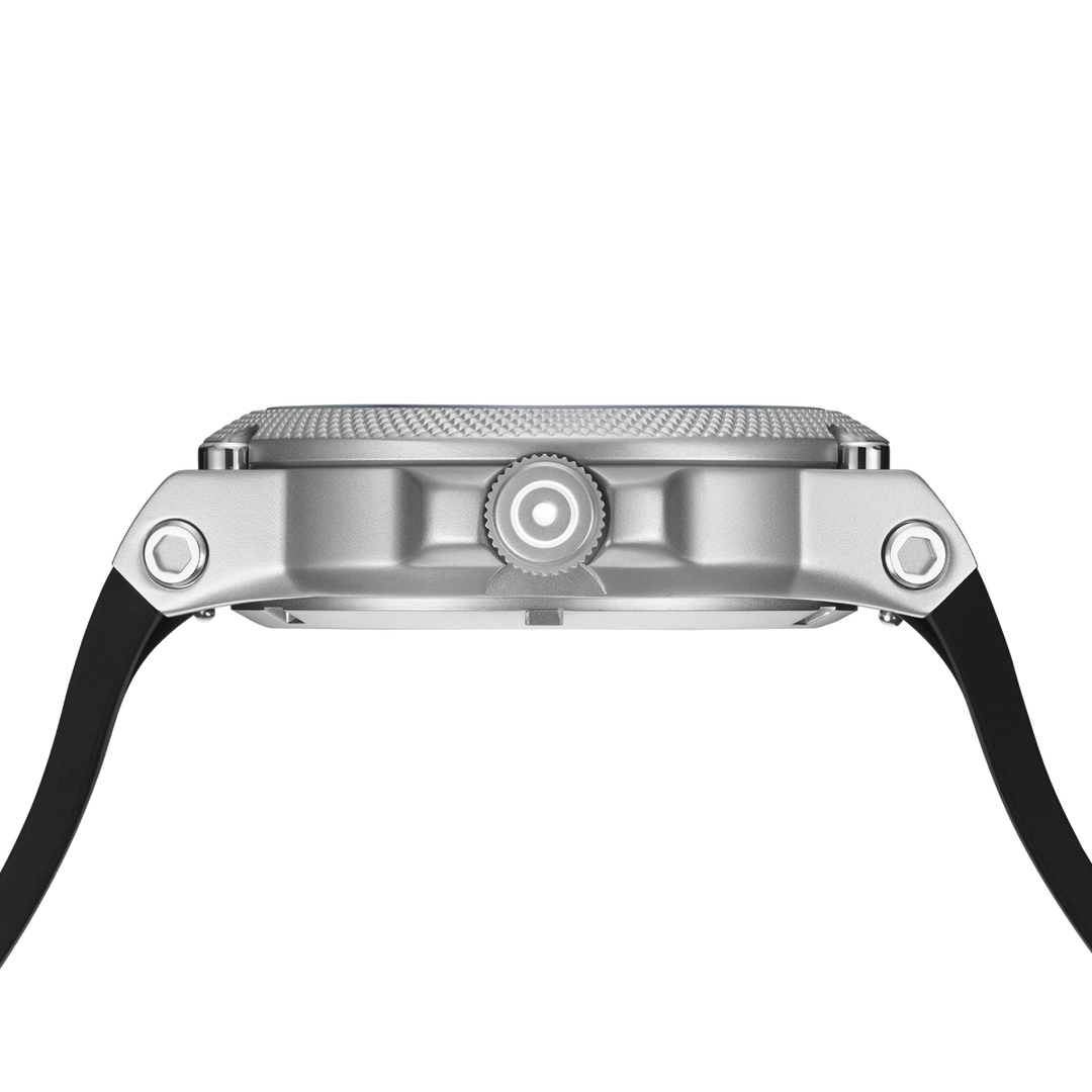 GLOCK GW-43-1-24 43mm Stainless Steel Quartz Watch with Silicone Strap