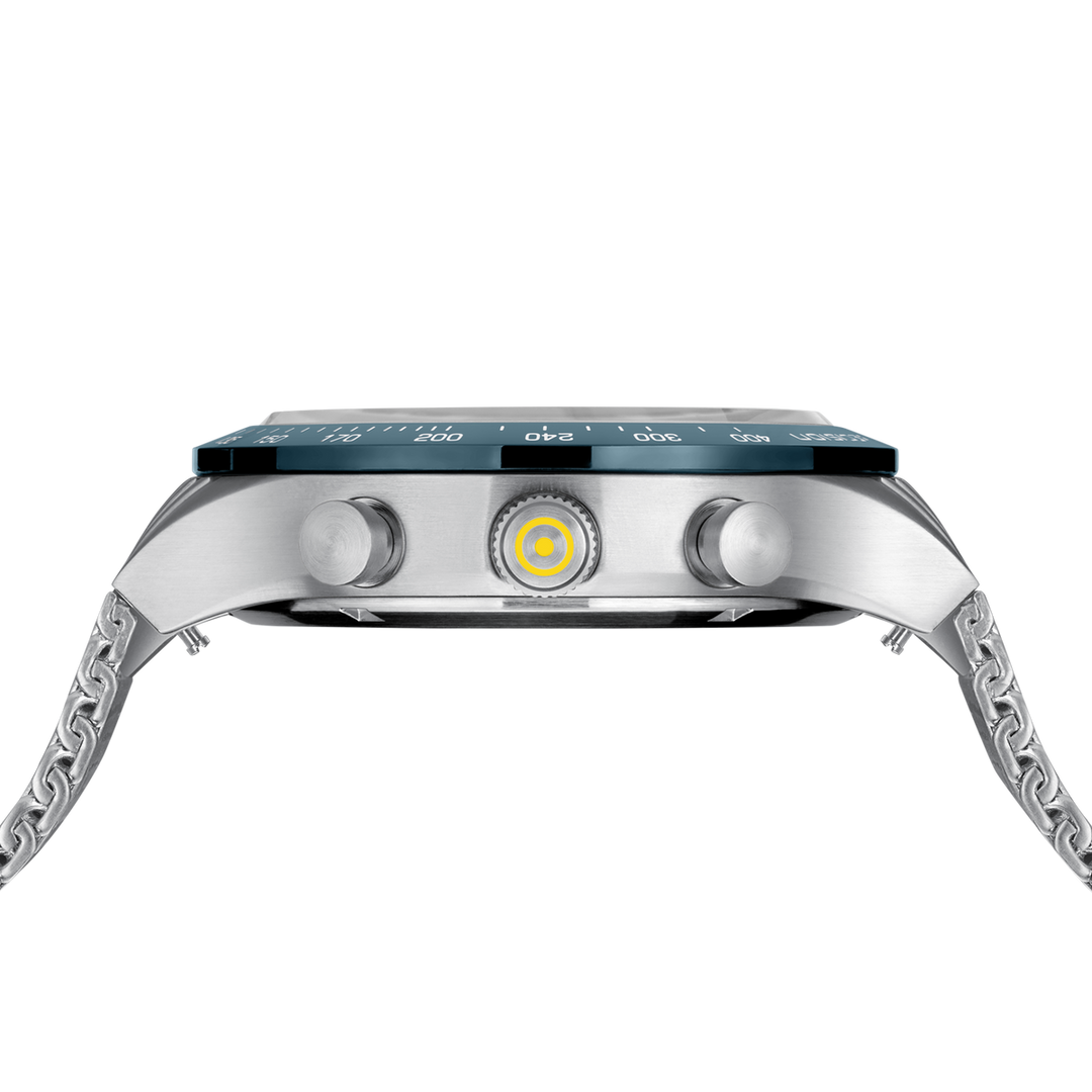 GLOCK GW-34-3-24 43mm Stainless Steel Quartz Chronograph Mesh Bracelet Watch