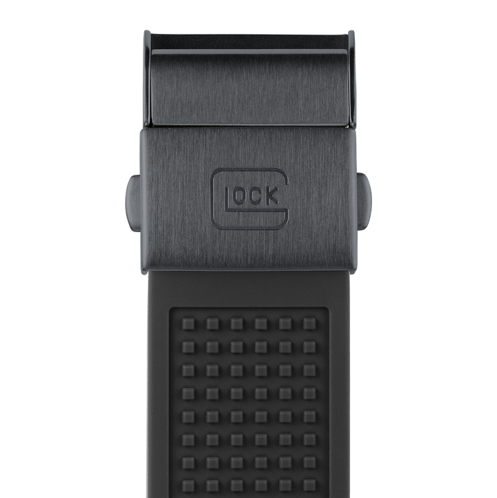 GLOCK GW-24-2-24 44mm Quartz Watch with Silicone Strap in All Black