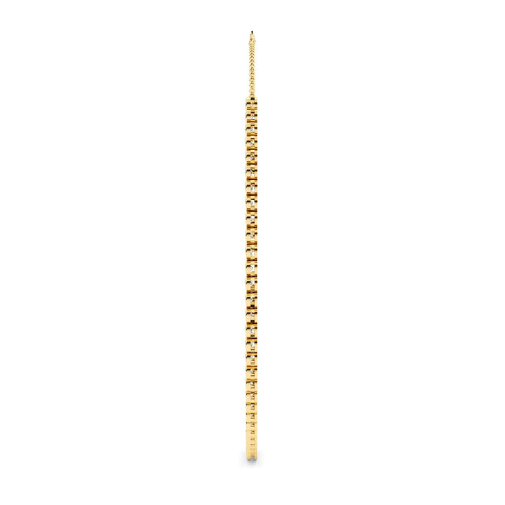 7.25ctw Round Brilliant Lab-Grown Diamond Bezel-Set Necklace in 14k Yellow Gold