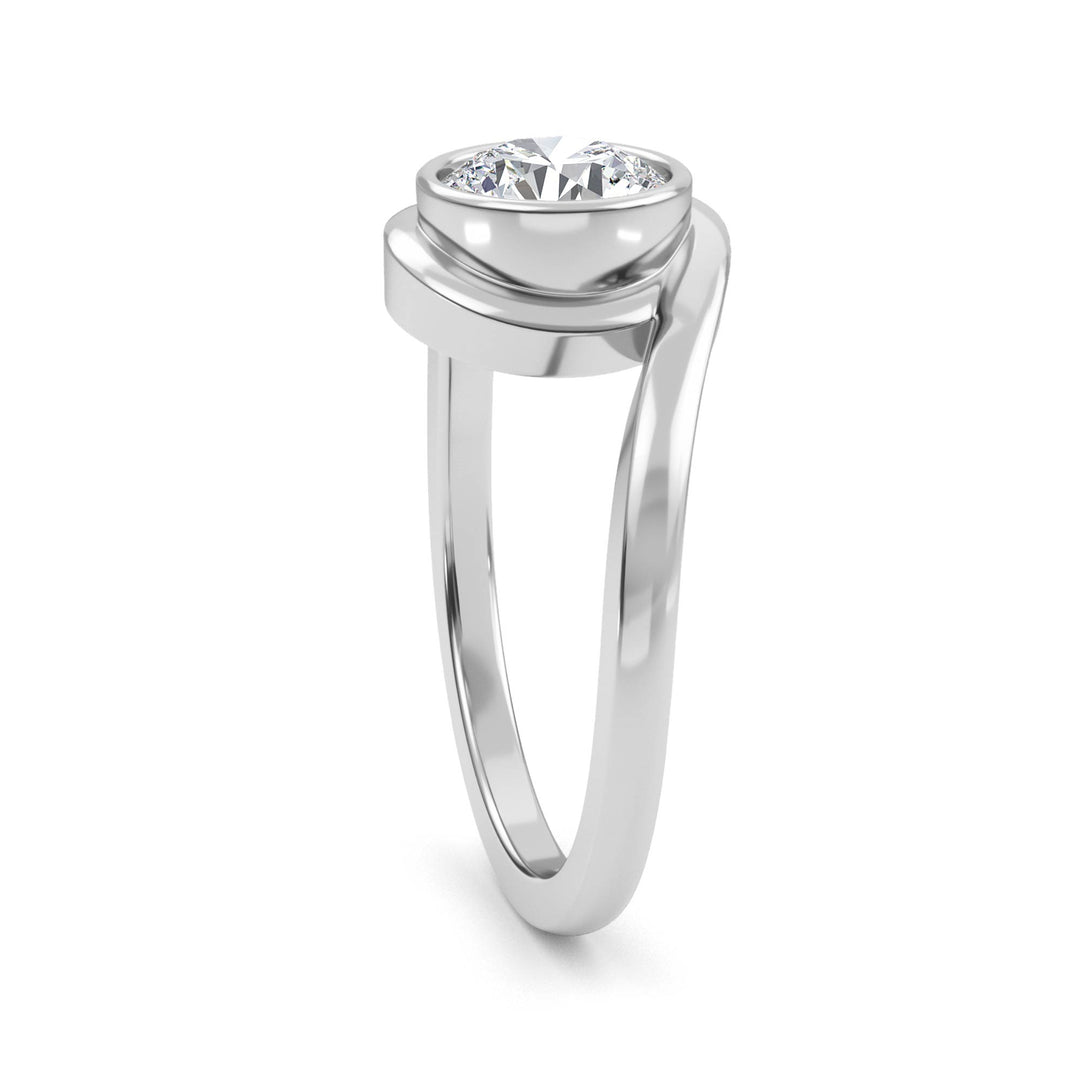 IGI Graded 2.00ct Round Brilliant Lab-Grown Diamond Solitaire Engagement Ring in 14k White Gold