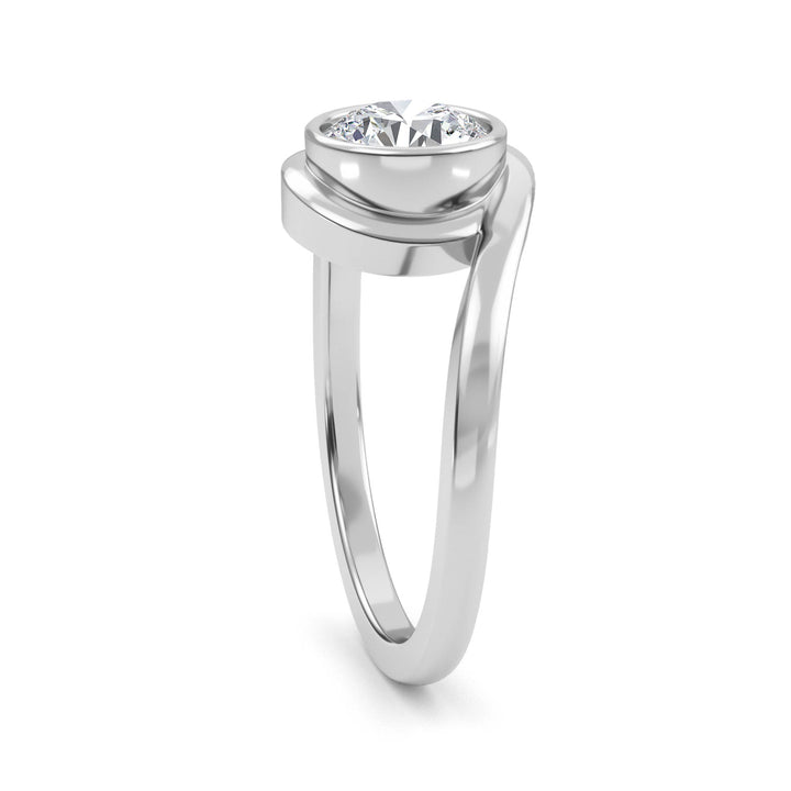 IGI Graded 2.00ct Round Brilliant Lab-Grown Diamond Solitaire Engagement Ring in 14k White Gold