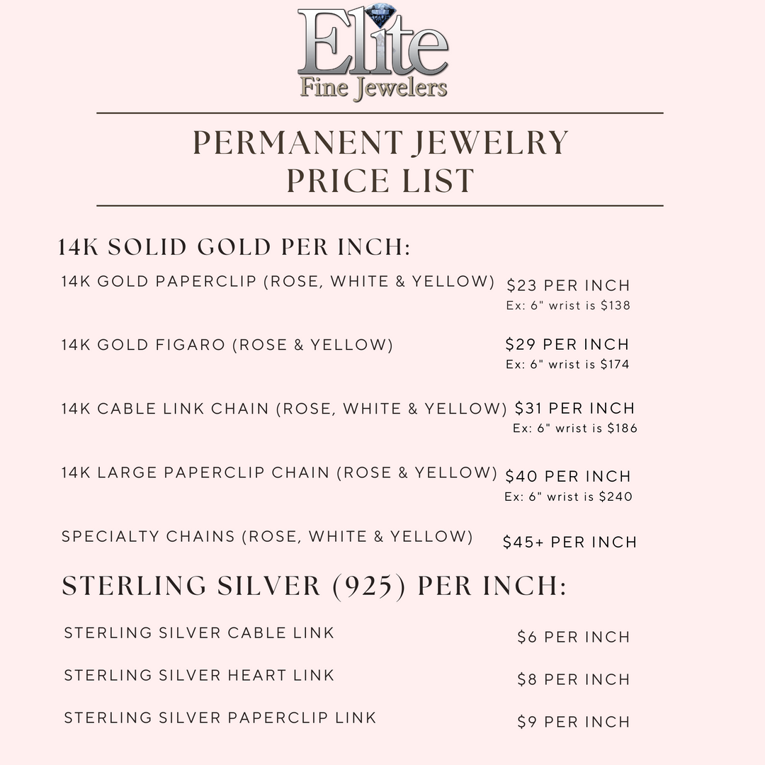 Permanent Jewelry! Anklets & Bracelets