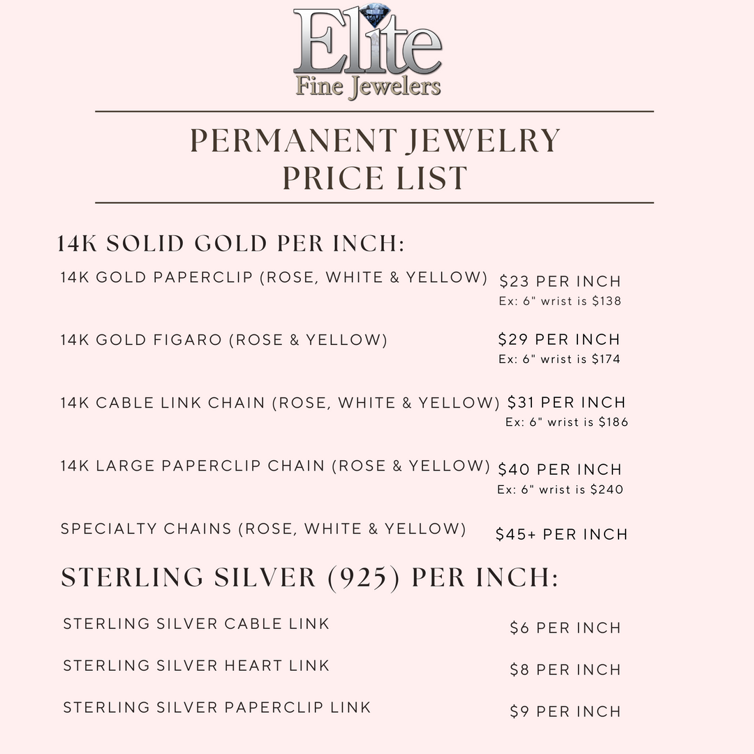 Permanent Jewelry! Anklets & Bracelets – Elite Fine Jewelers