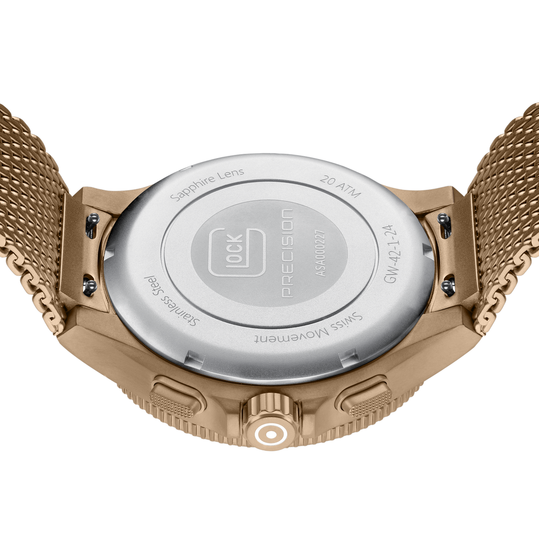 GLOCK GW-42-1-24 44mm Chronograph Stainless Steel Watch