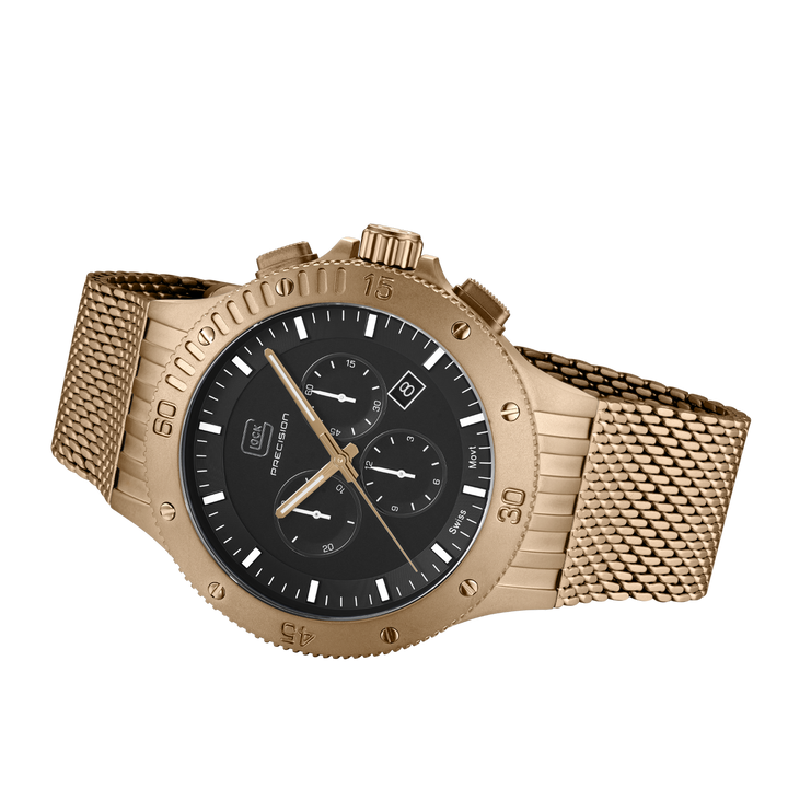 GLOCK GW-42-1-24 44mm Chronograph Stainless Steel Watch