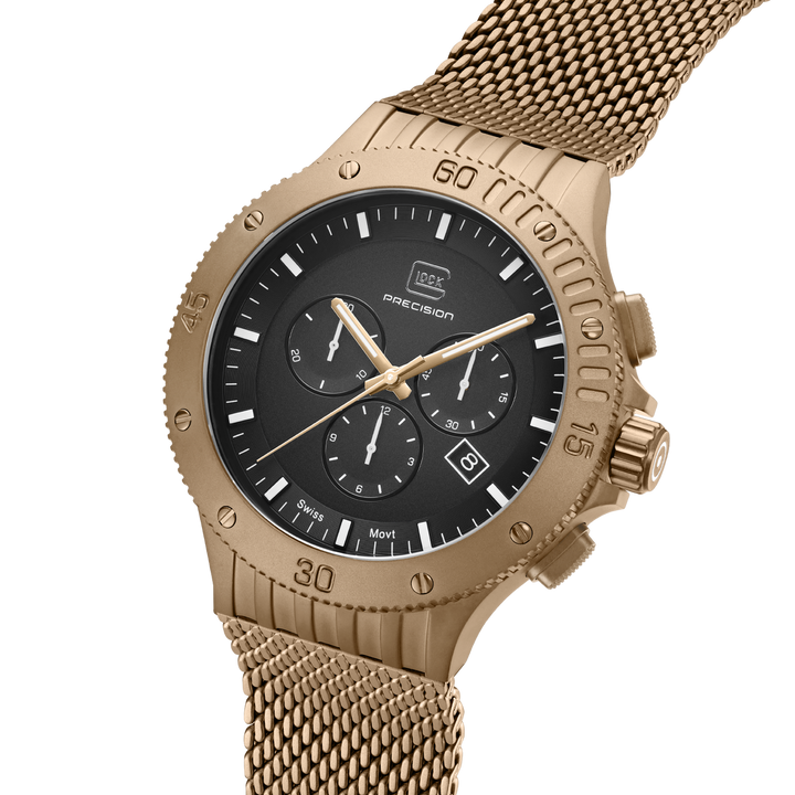 GLOCK GW-42-1-24 44mm Chronograph Stainless Steel Watch